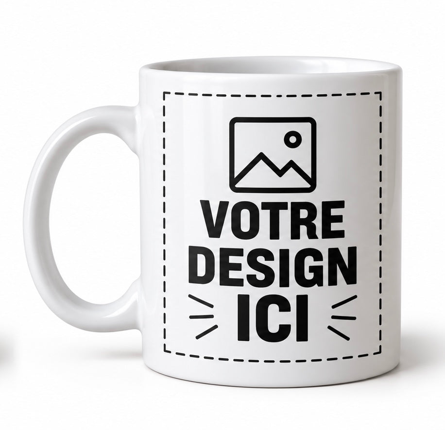 Mug personnalisé, votre design, votre création