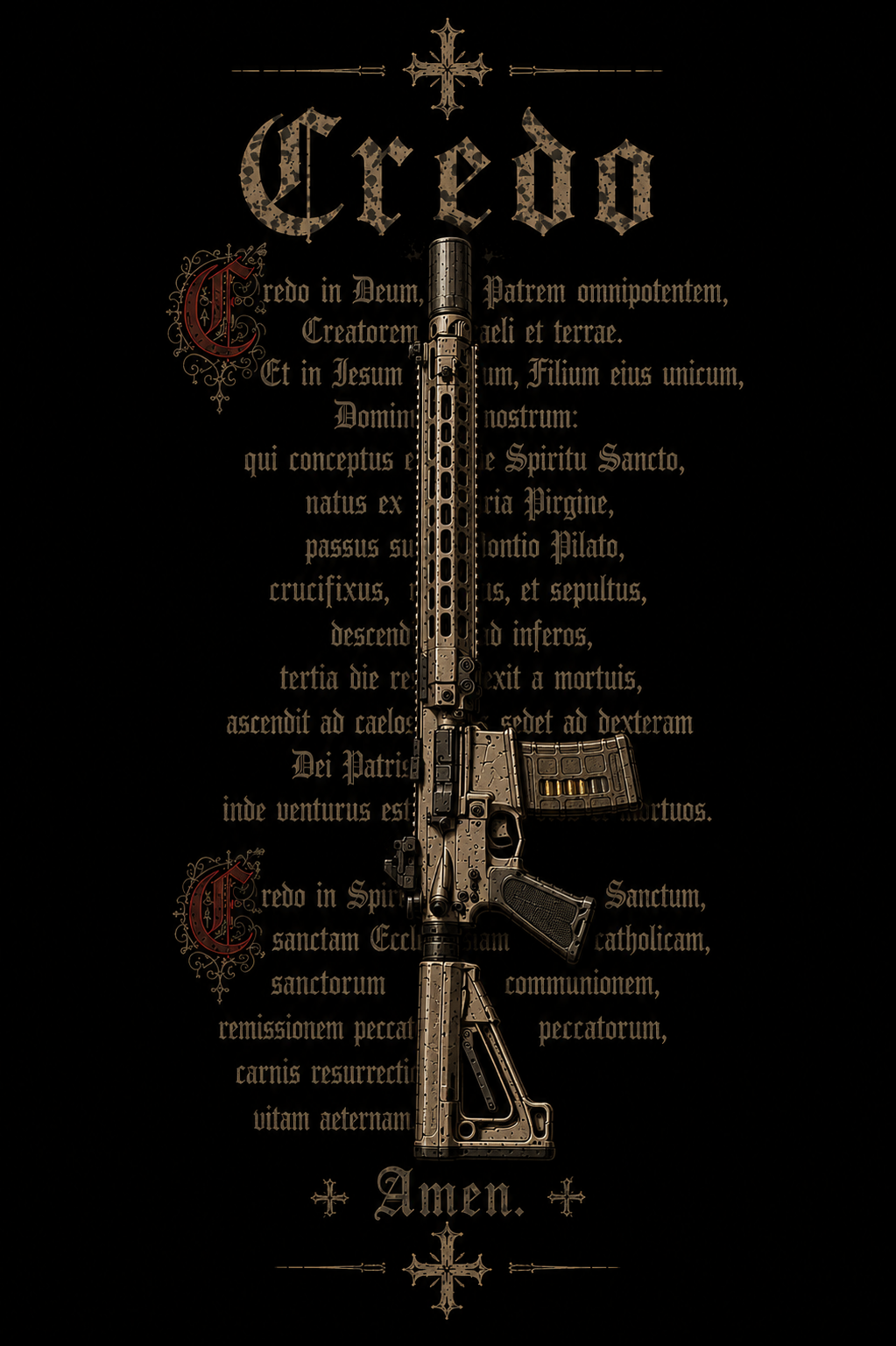 T-shirt - Ora et Pugna - Deus Vult Tactical