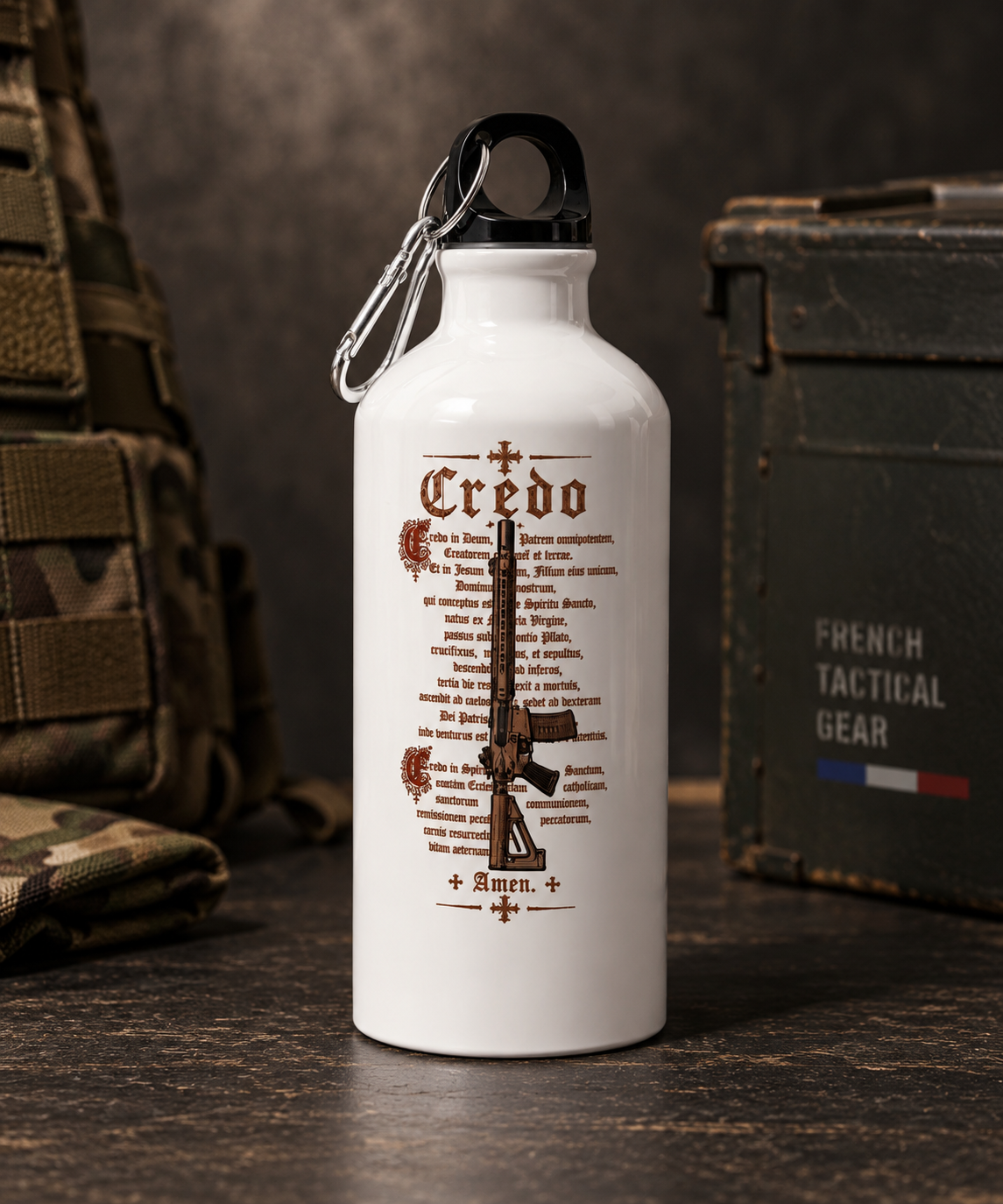 Gourde Credo- Deus Vult Tactical
