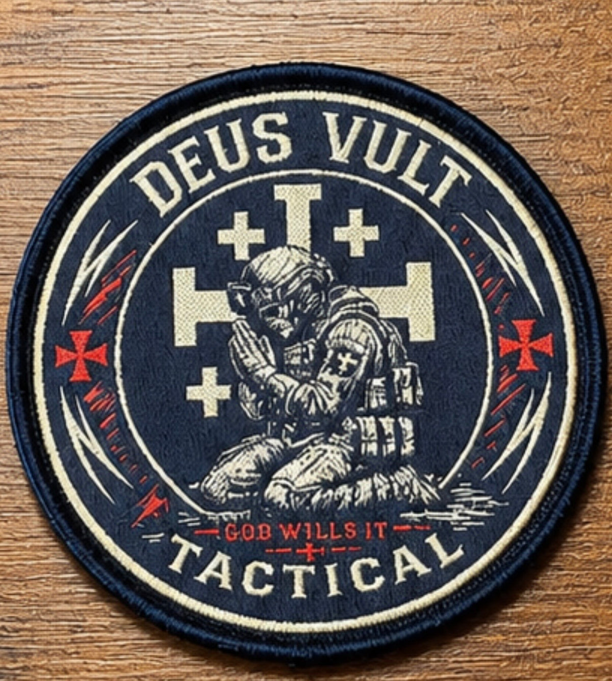 Patch Velcro DEUS VULT TACTICAL
